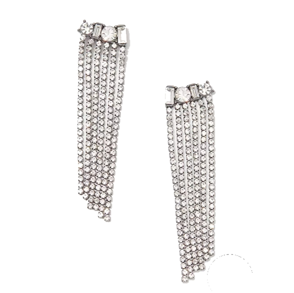 $24.95 LOFT MIDNIGHT DROP EARRINGS